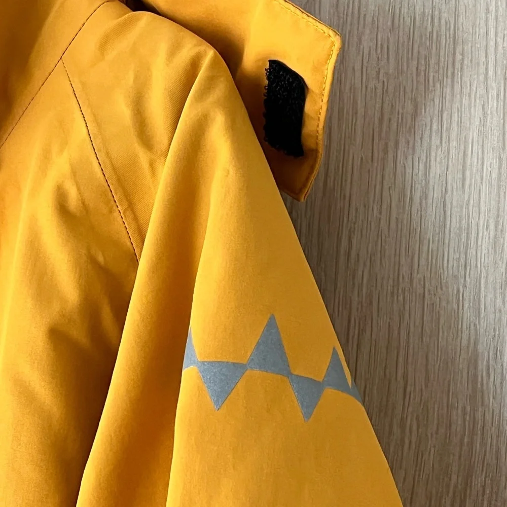 Yellow Shell Jacket with Reflective Detail - Picture 3 of 10